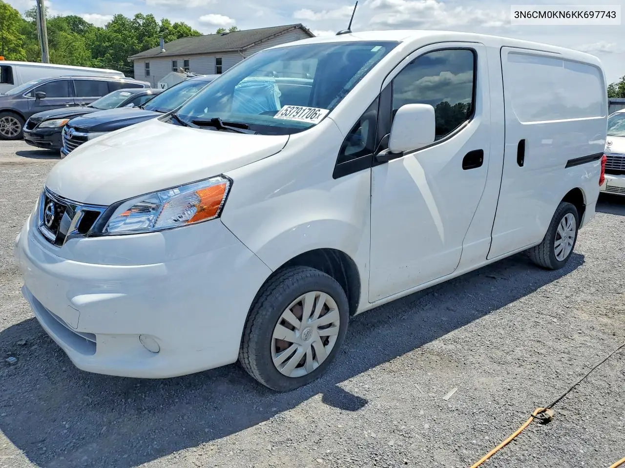 2019 Nissan Nv200 Sv VIN: 3N6CM0KN6KK697743 Lot: 53791706