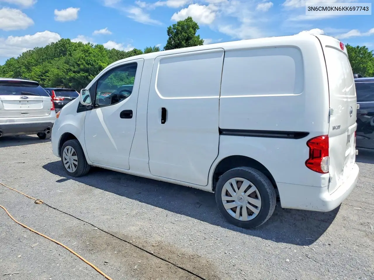2019 Nissan Nv200 Sv VIN: 3N6CM0KN6KK697743 Lot: 53791706