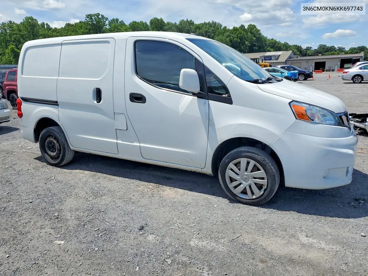 2019 Nissan Nv200 Sv VIN: 3N6CM0KN6KK697743 Lot: 53791706