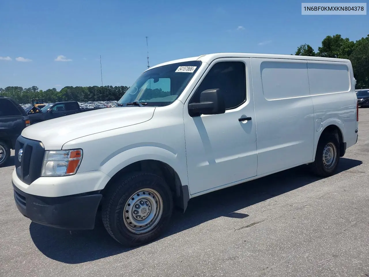 2019 Nissan Nv 1500 S VIN: 1N6BF0KMXKN804378 Lot: 54157866