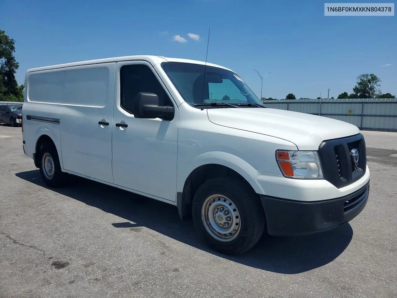 2019 Nissan Nv 1500 S VIN: 1N6BF0KMXKN804378 Lot: 54157866