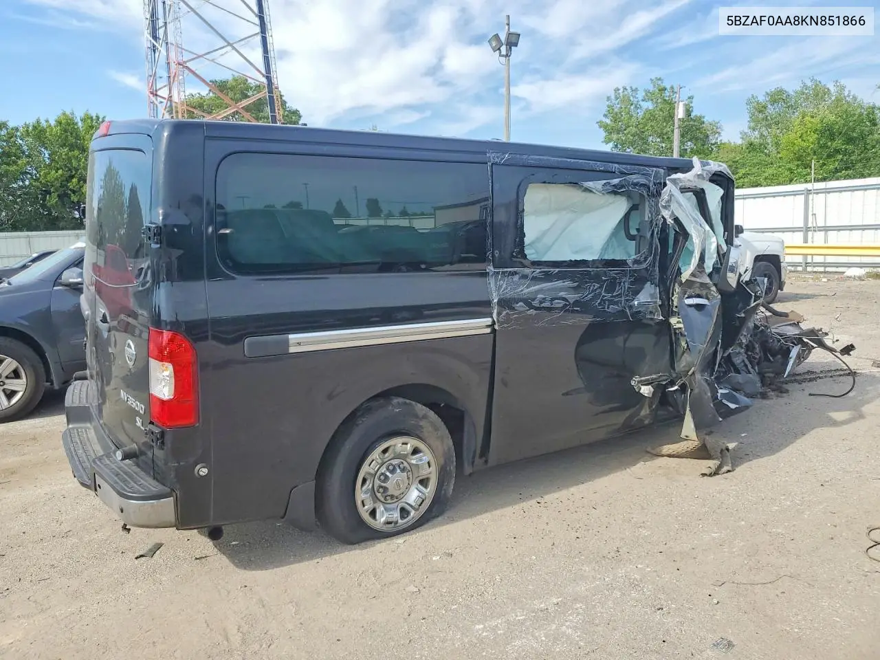 2019 Nissan Nv 3500 Hd Sl VIN: 5BZAF0AA8KN851866 Lot: 55917676