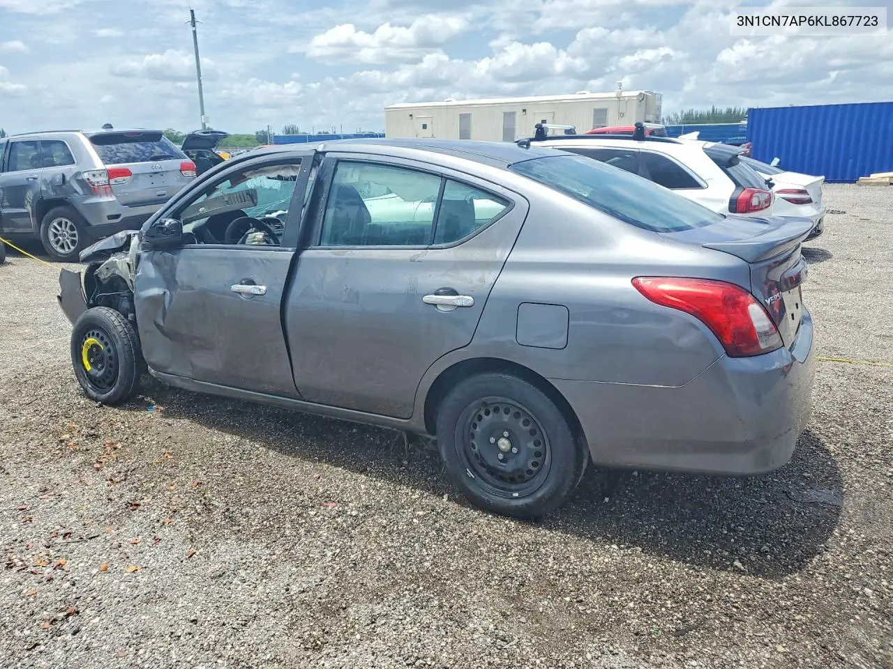 2019 Nissan Versa Sv VIN: 3N1CN7AP6KL867723 Lot: 55922756