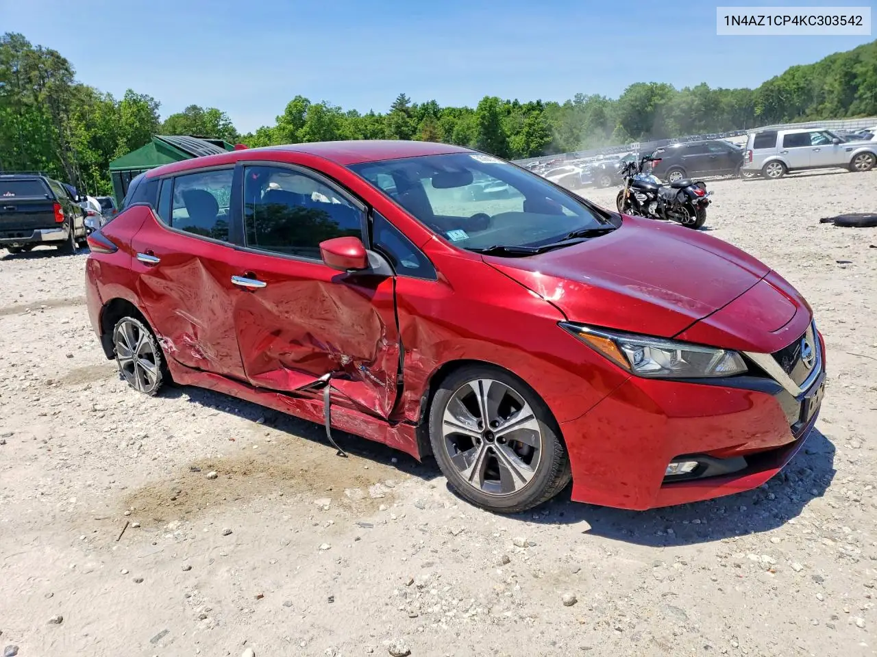 2019 Nissan Leaf Sv VIN: 1N4AZ1CP4KC303542 Lot: 56062976