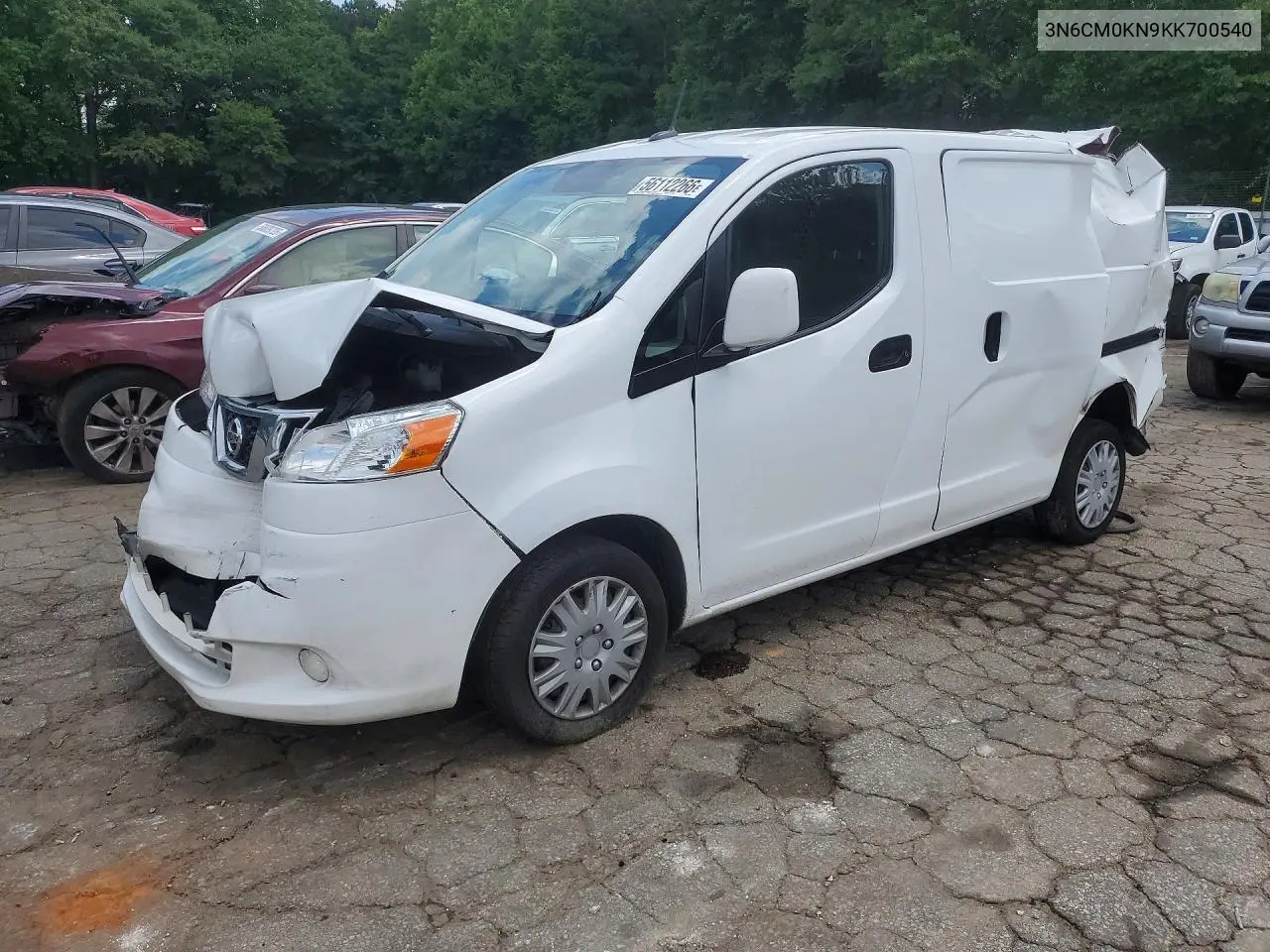 2019 Nissan Nv200 VIN: 3N6CM0KN9KK700540 Lot: 56112266