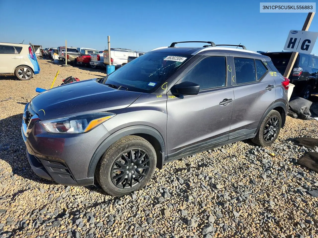 2019 Nissan Kicks S VIN: 3N1CP5CU5KL556883 Lot: 56362306