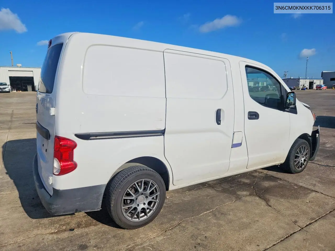 2019 Nissan Nv200 S VIN: 3N6CM0KNXKK706315 Lot: 56456606
