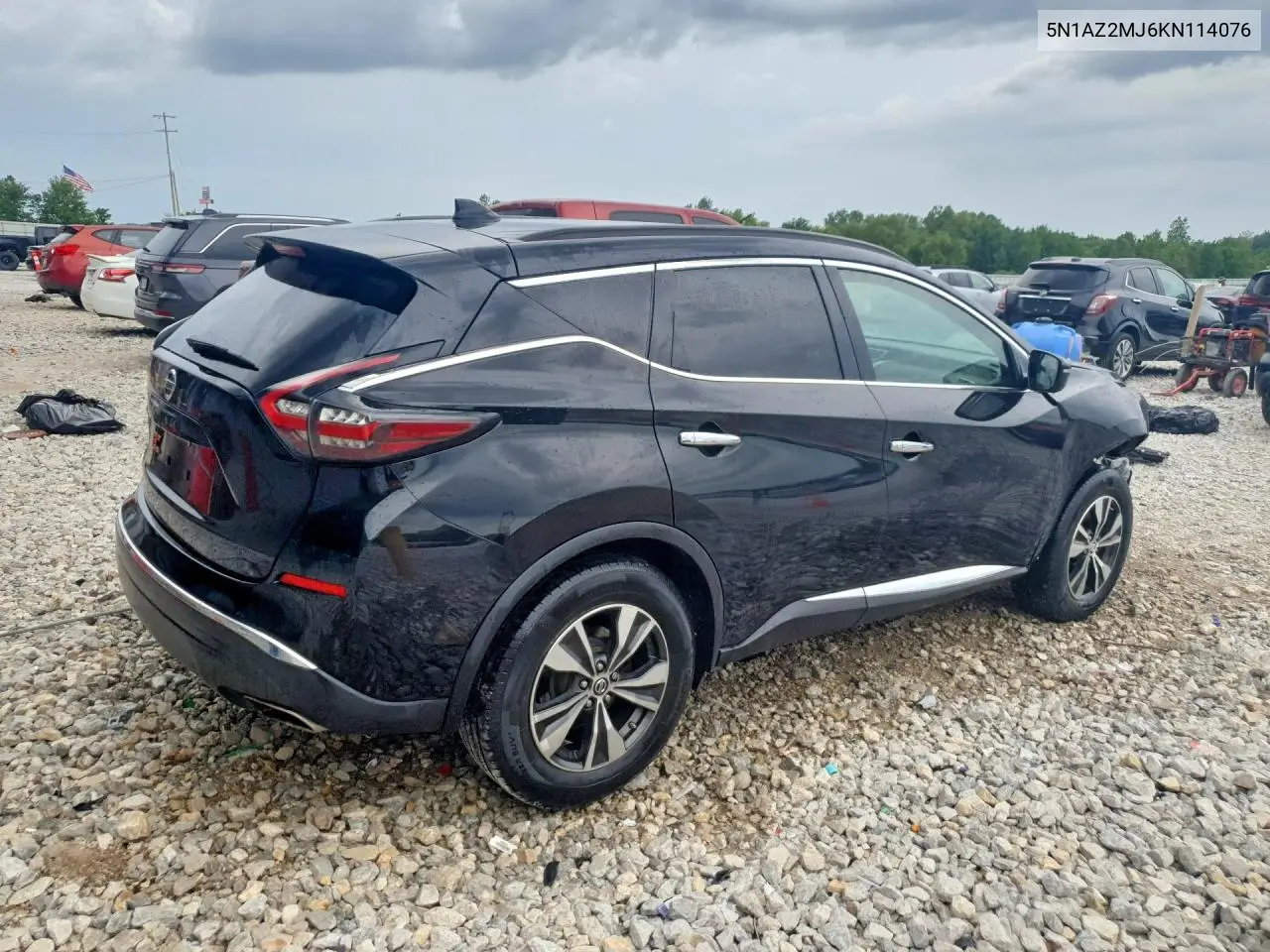 2019 Nissan Murano S VIN: 5N1AZ2MJ6KN114076 Lot: 56635516