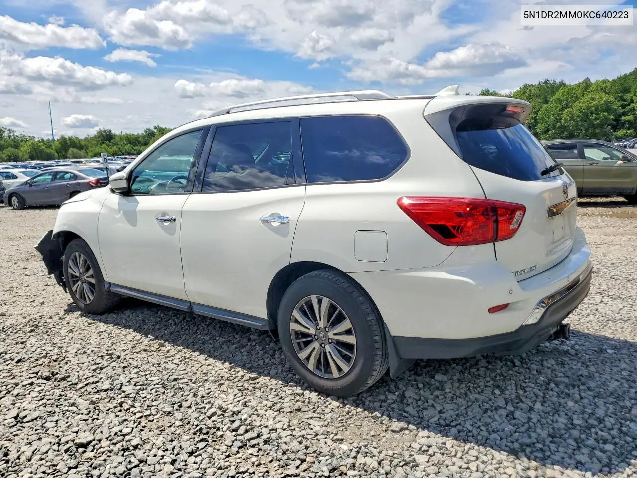 2019 Nissan Pathfinder Sv VIN: 5N1DR2MM0KC640223 Lot: 56817326