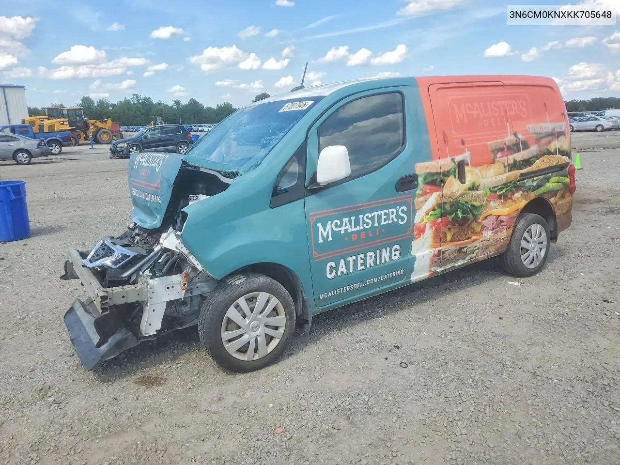 2019 Nissan Nv200 Sv Delivery Van VIN: 3N6CM0KNXKK705648 Lot: 57207946