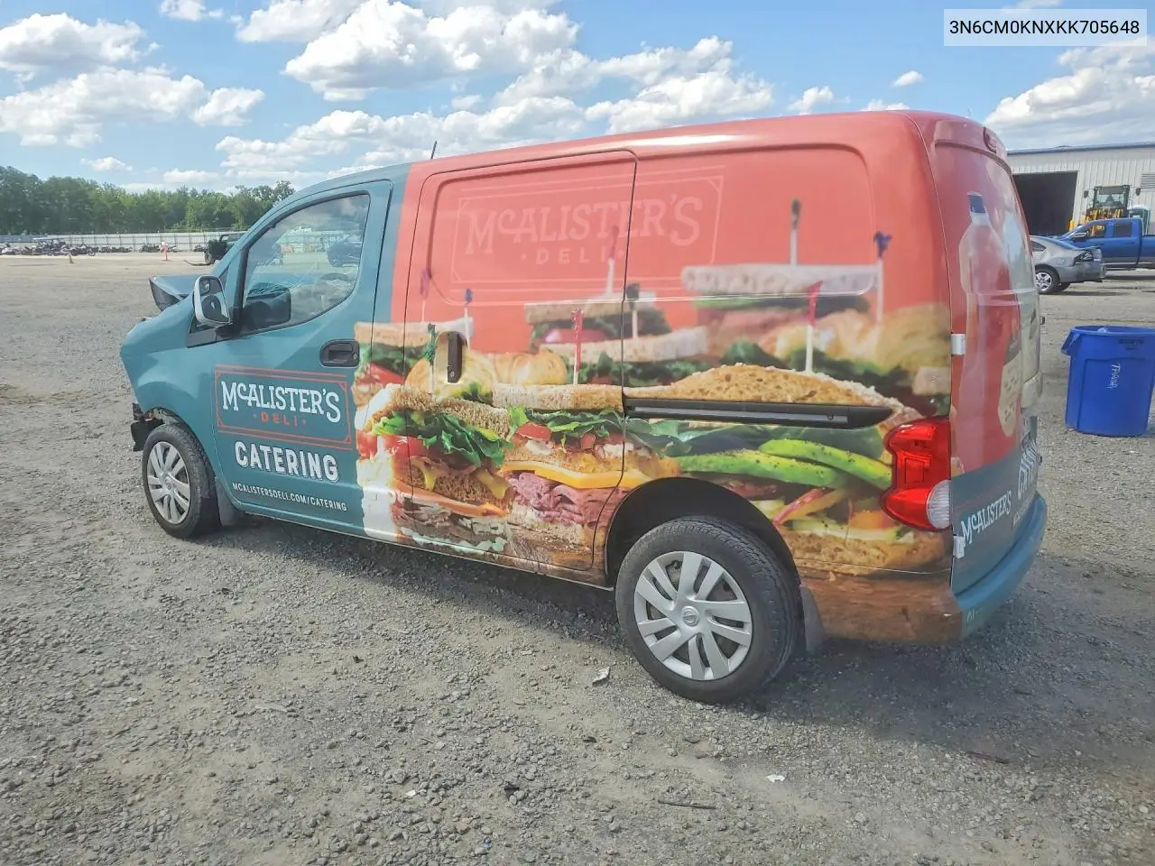 2019 Nissan Nv200 Sv Delivery Van VIN: 3N6CM0KNXKK705648 Lot: 57207946