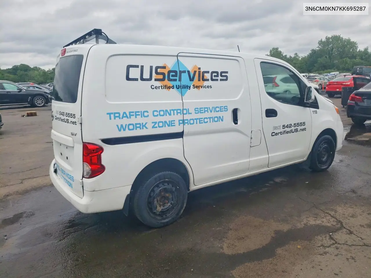2019 Nissan Nv200 Sv VIN: 3N6CM0KN7KK695287 Lot: 57416236