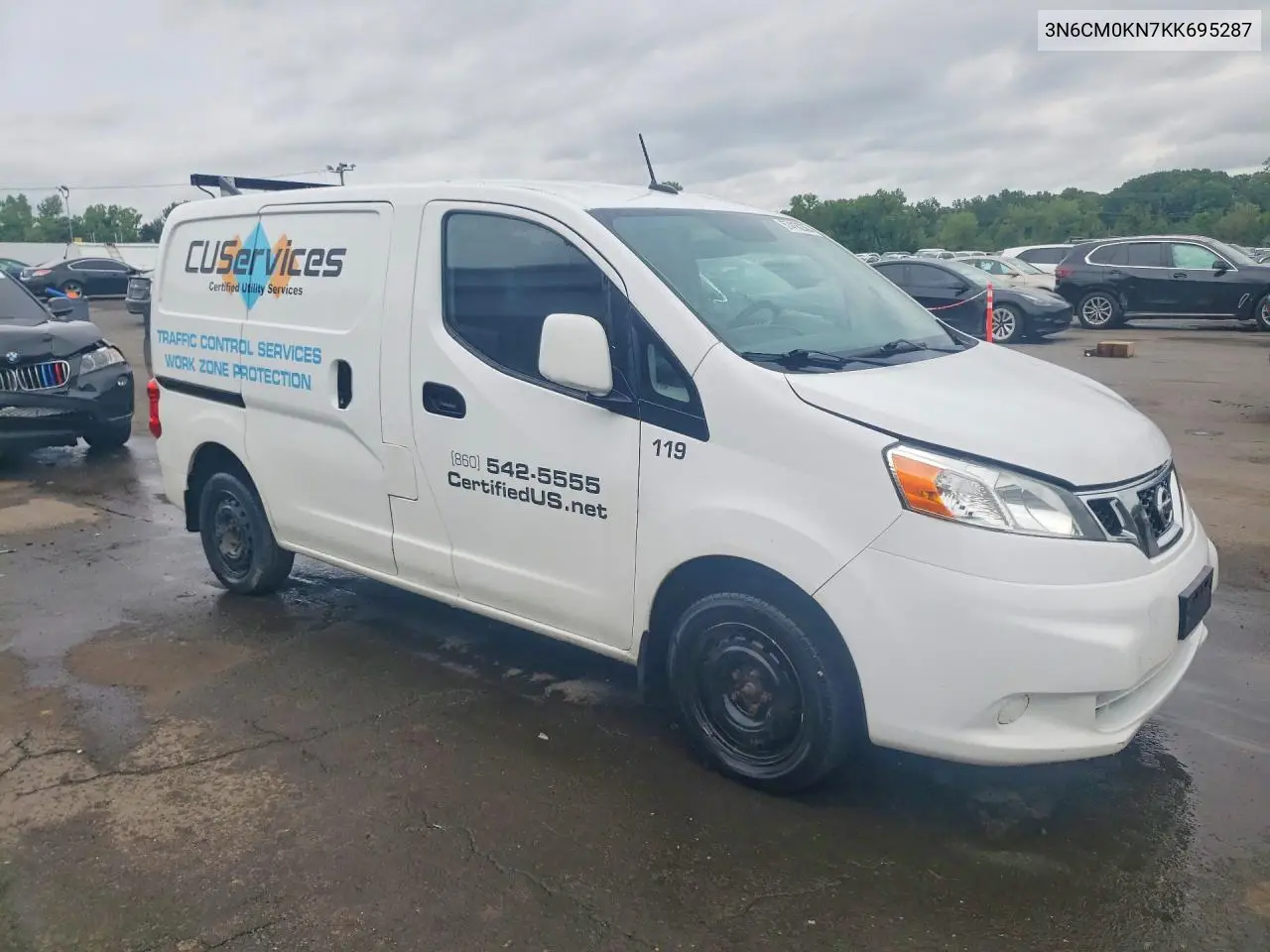 2019 Nissan Nv200 Sv VIN: 3N6CM0KN7KK695287 Lot: 57416236