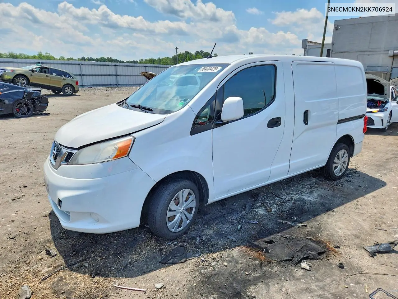 2019 Nissan Nv200 Sv VIN: 3N6CM0KN2KK706924 Lot: 58400426