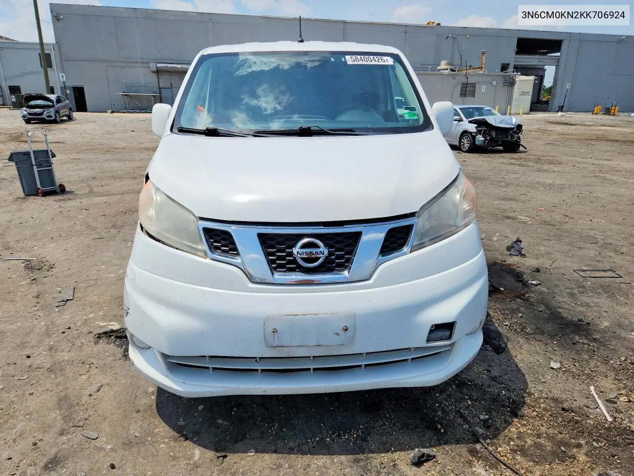 2019 Nissan Nv200 Sv VIN: 3N6CM0KN2KK706924 Lot: 58400426