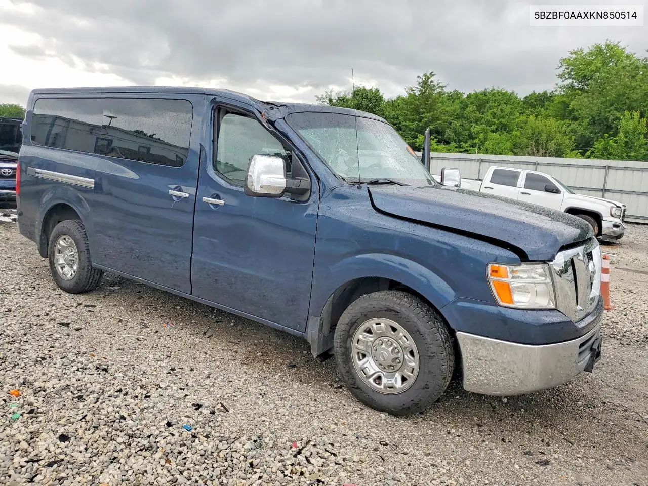 2019 Nissan Nv 3500 Hd Sv VIN: 5BZBF0AAXKN850514 Lot: 58752266