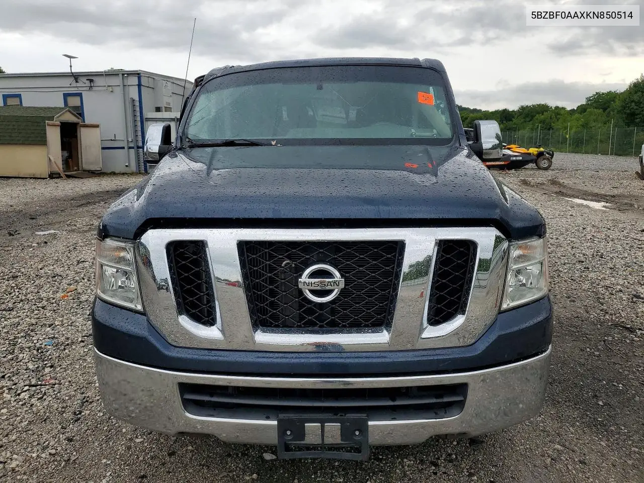 2019 Nissan Nv 3500 Hd Sv VIN: 5BZBF0AAXKN850514 Lot: 58752266