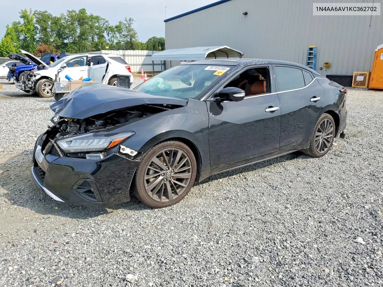 2019 Nissan Maxima Platinum VIN: 1N4AA6AV1KC362702 Lot: 58769286
