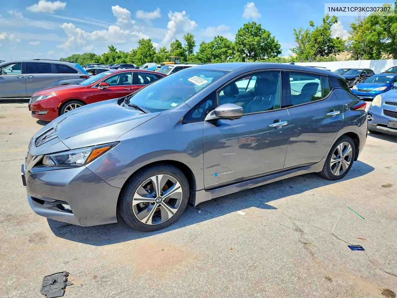2019 Nissan Leaf Sl VIN: 1N4AZ1CP3KC307307 Lot: 58780236