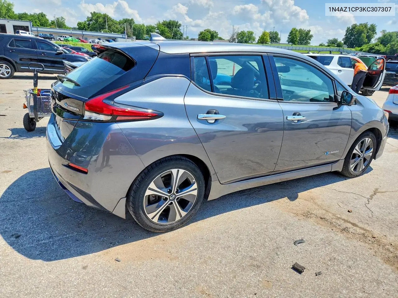 2019 Nissan Leaf Sl VIN: 1N4AZ1CP3KC307307 Lot: 58780236