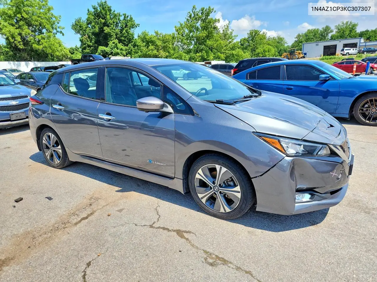 2019 Nissan Leaf Sl VIN: 1N4AZ1CP3KC307307 Lot: 58780236