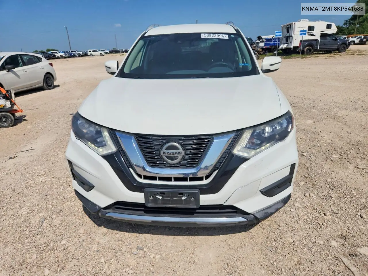 2019 Nissan Rogue Sv VIN: KNMAT2MT8KP541688 Lot: 58822996