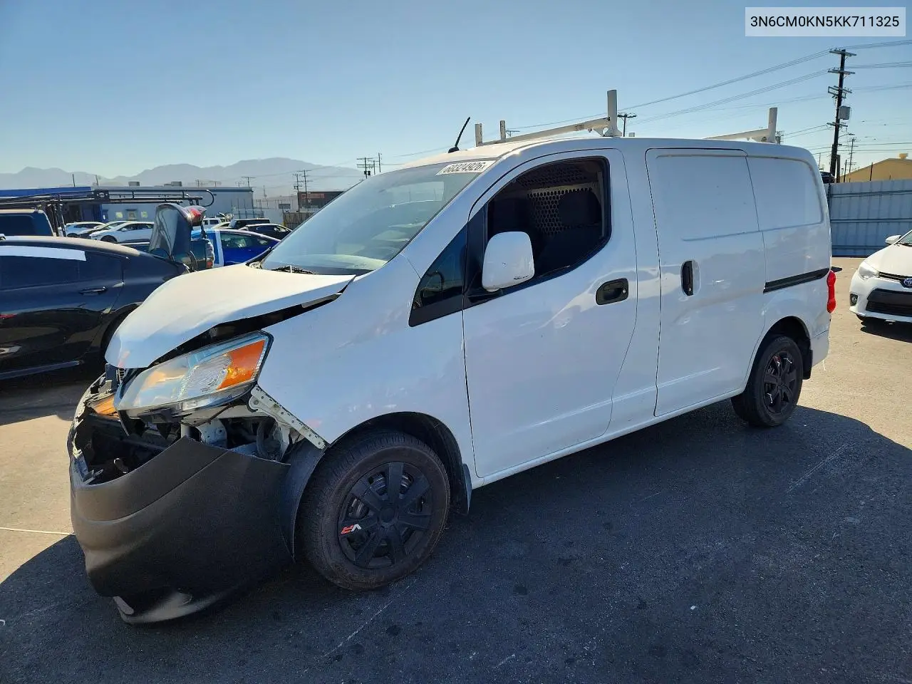 2019 Nissan Nv200 Sv VIN: 3N6CM0KN5KK711325 Lot: 60324926