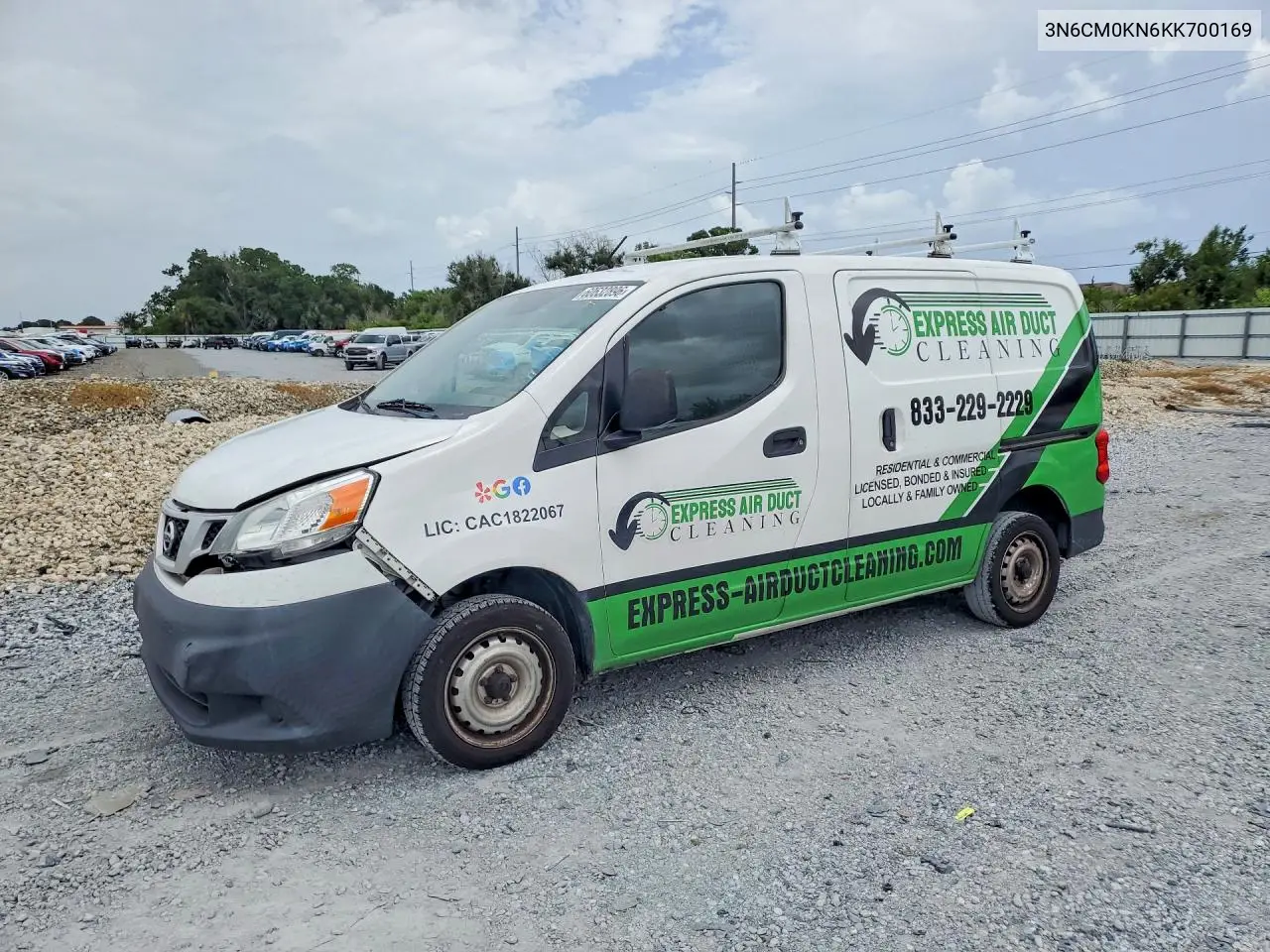 2019 Nissan Nv200 Comp VIN: 3N6CM0KN6KK700169 Lot: 60632896
