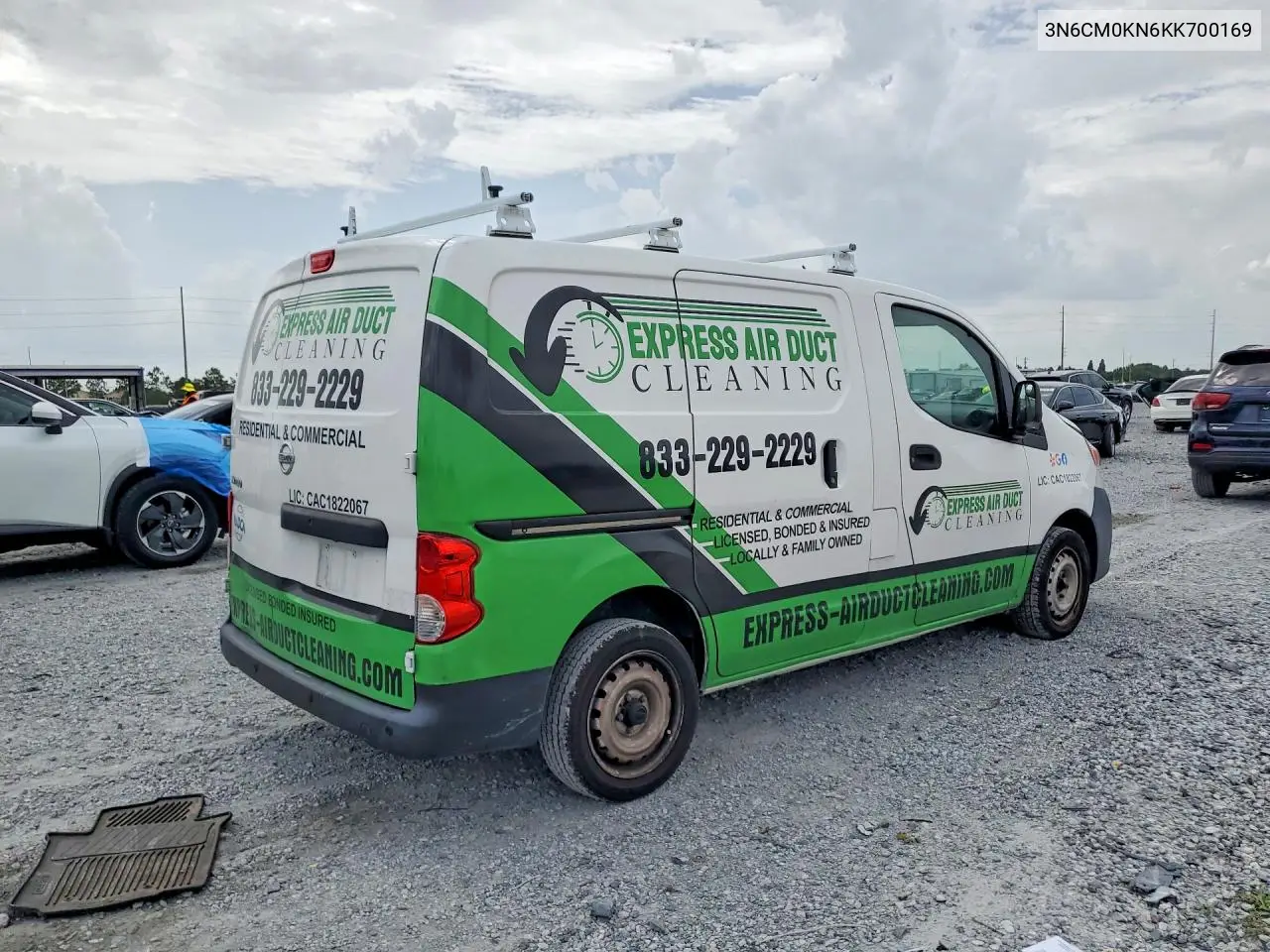 2019 Nissan Nv200 Comp VIN: 3N6CM0KN6KK700169 Lot: 60632896