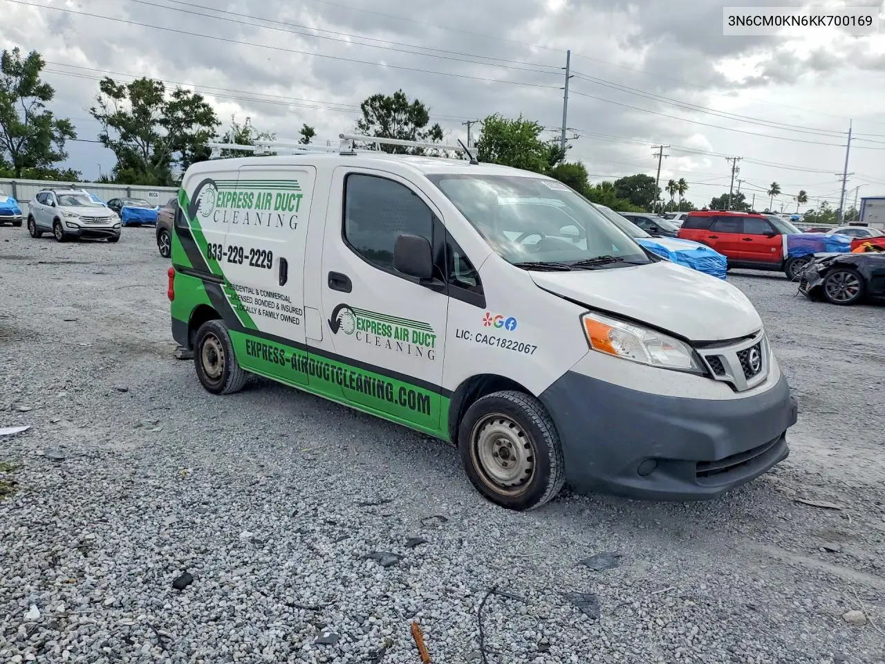 2019 Nissan Nv200 Comp VIN: 3N6CM0KN6KK700169 Lot: 60632896