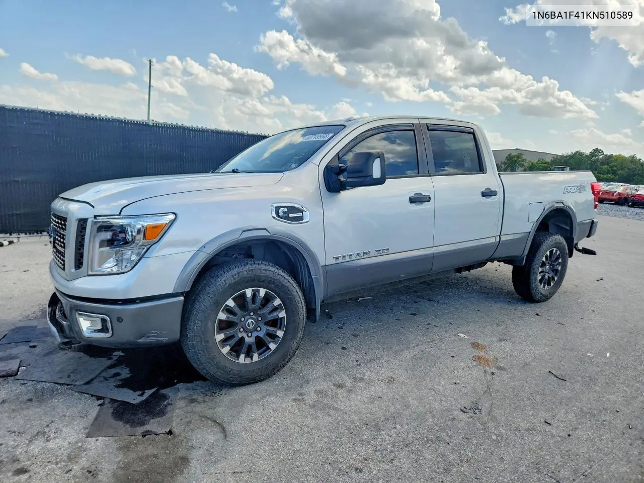 2019 Nissan Titan Xd Pro-4X VIN: 1N6BA1F41KN510589 Lot: 60749966