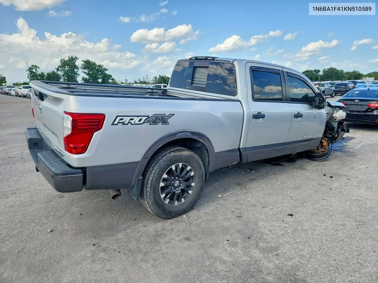 2019 Nissan Titan Xd Pro-4X VIN: 1N6BA1F41KN510589 Lot: 60749966