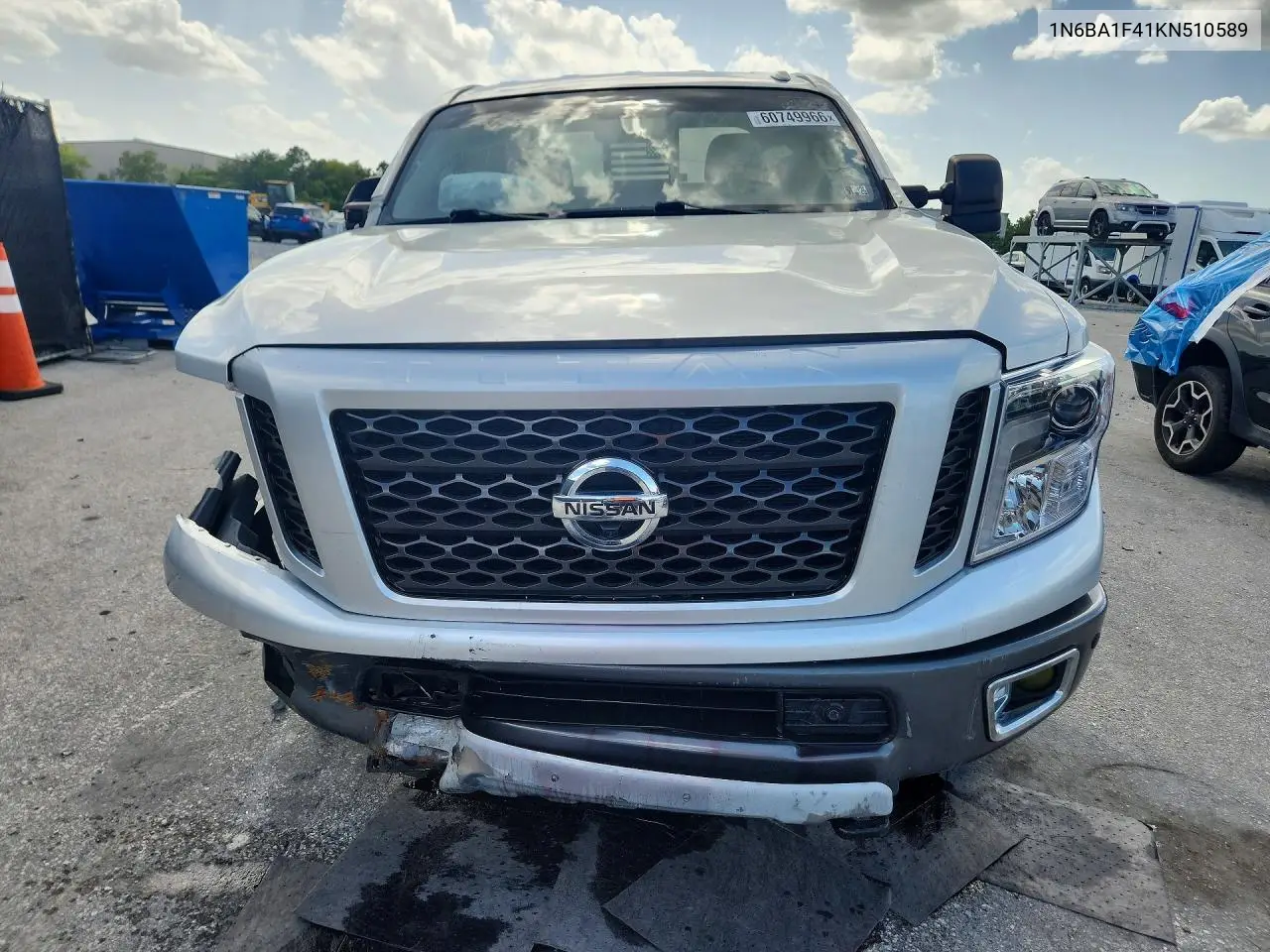 2019 Nissan Titan Xd Pro-4X VIN: 1N6BA1F41KN510589 Lot: 60749966