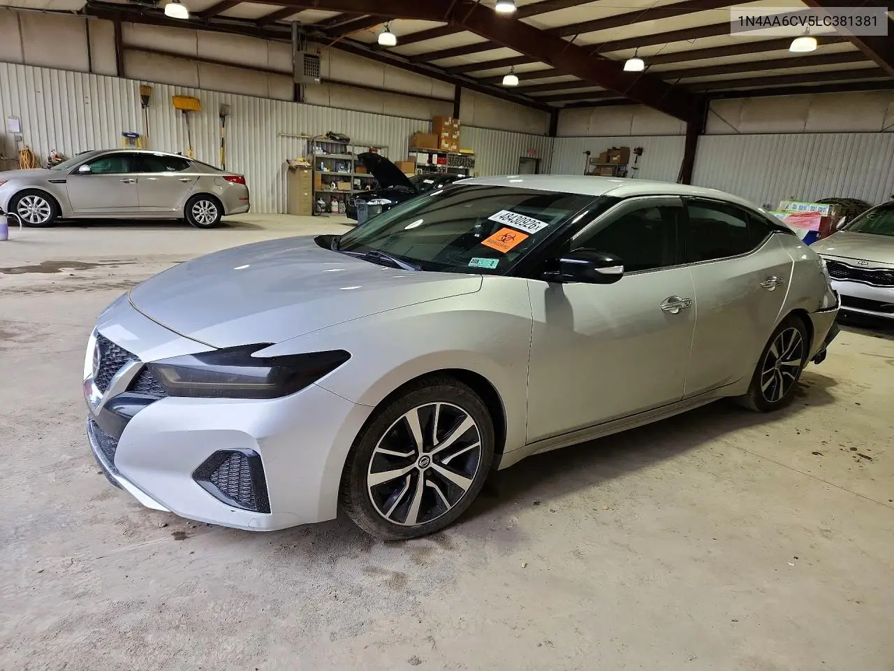 2020 Nissan Maxima 3.5 Sv VIN: 1N4AA6CV5LC381381 Lot: 48430926