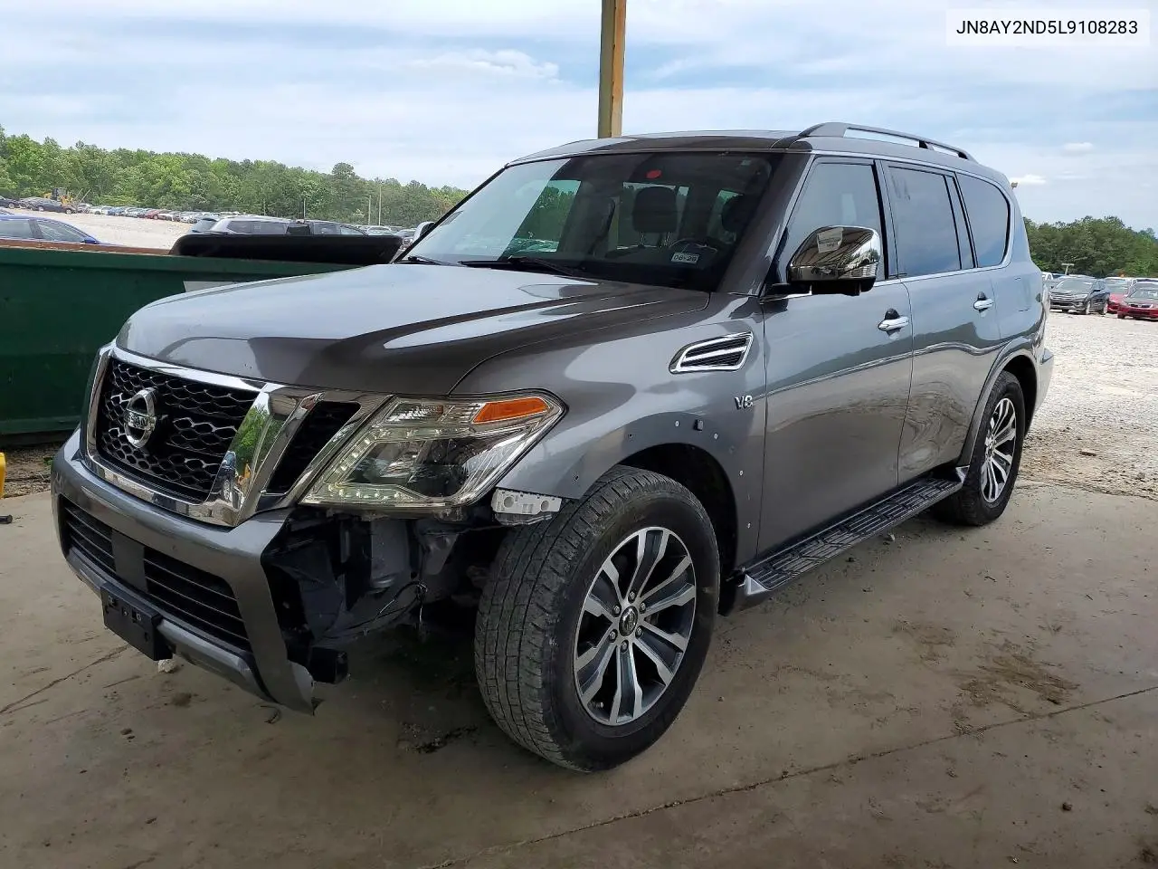 2020 Nissan Armada Sl VIN: JN8AY2ND5L9108283 Lot: 52485456