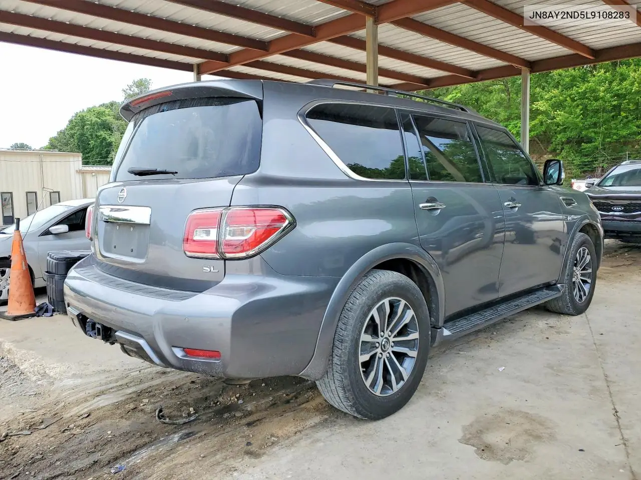 2020 Nissan Armada Sl VIN: JN8AY2ND5L9108283 Lot: 52485456