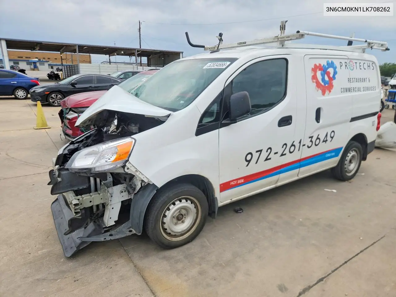 2020 Nissan Nv200 S VIN: 3N6CM0KN1LK708262 Lot: 52834666