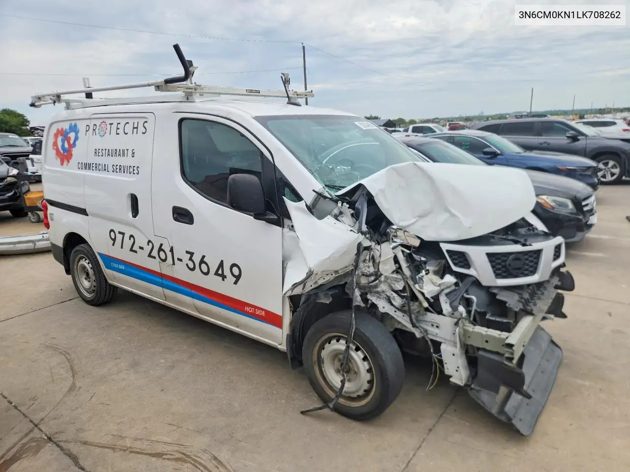2020 Nissan Nv200 S VIN: 3N6CM0KN1LK708262 Lot: 52834666