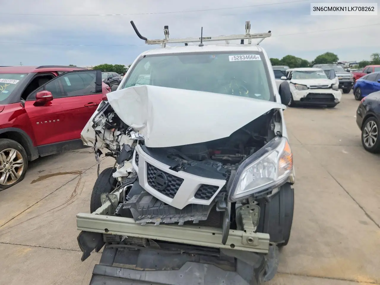 2020 Nissan Nv200 S VIN: 3N6CM0KN1LK708262 Lot: 52834666