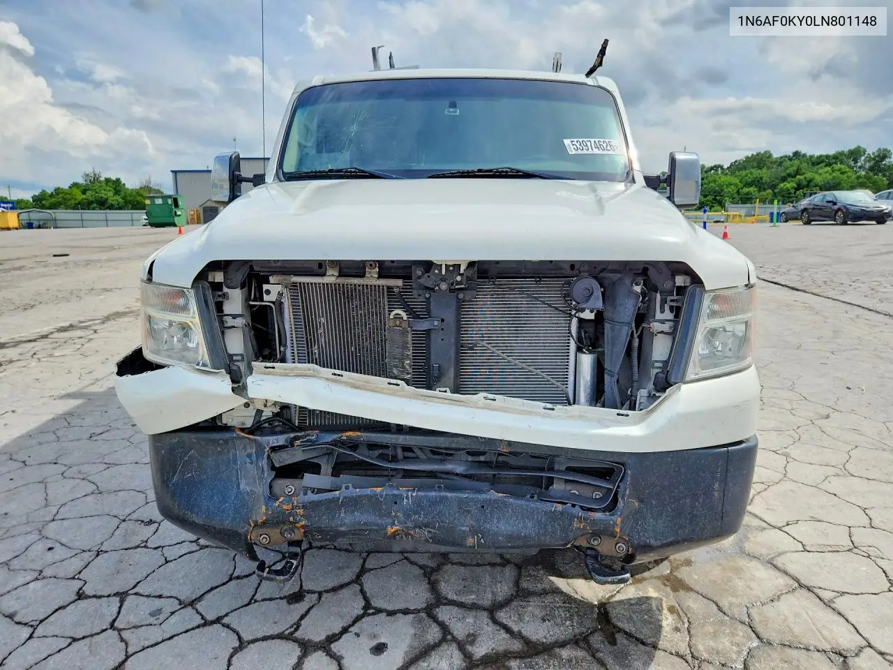 2020 Nissan Nv 2500 Hd Sv VIN: 1N6AF0KY0LN801148 Lot: 53974626
