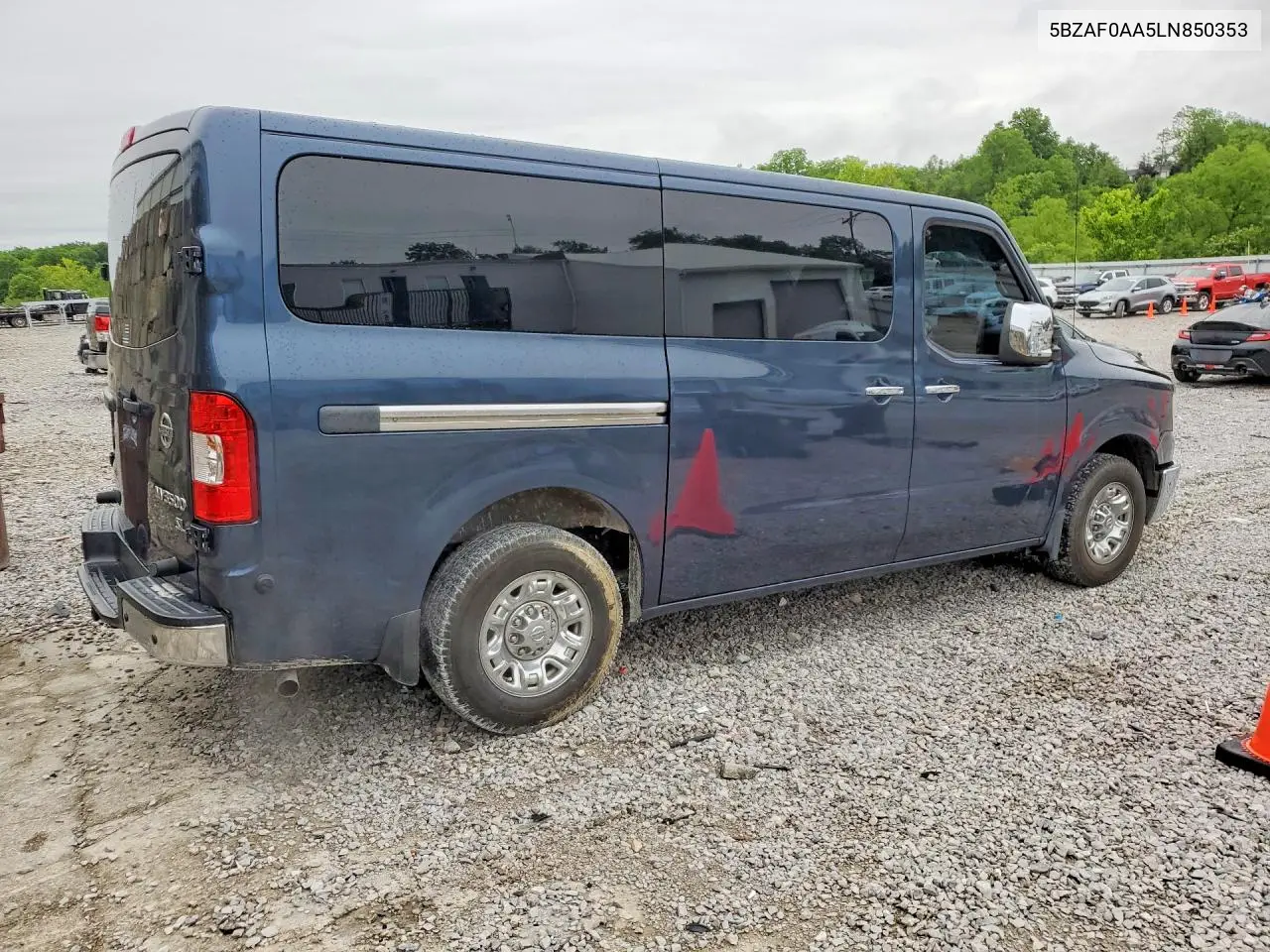 2020 Nissan Nv 3500 Hd Sl VIN: 5BZAF0AA5LN850353 Lot: 54402896