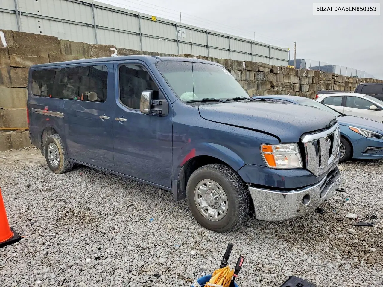 2020 Nissan Nv 3500 Hd Sl VIN: 5BZAF0AA5LN850353 Lot: 54402896