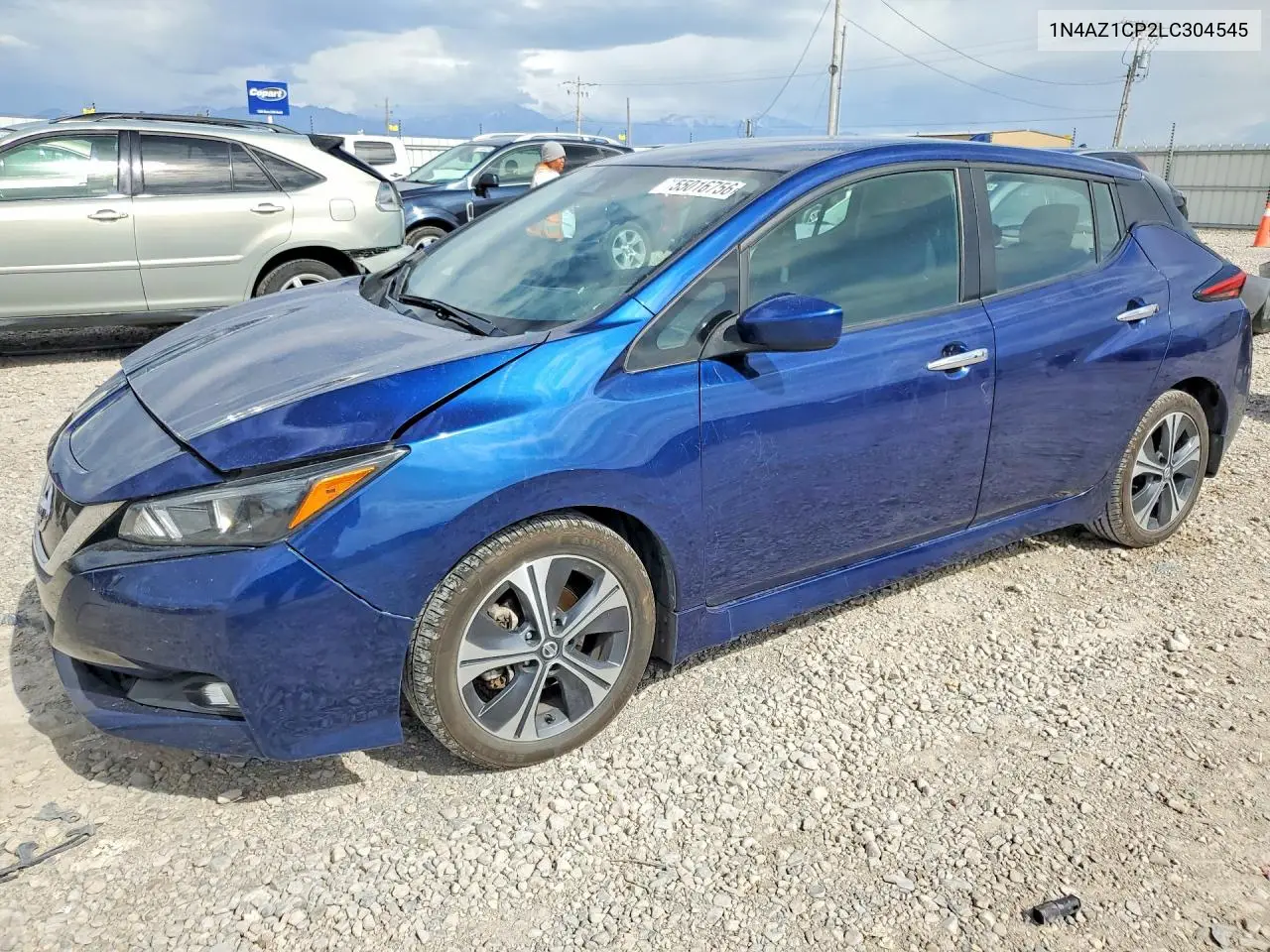 2020 Nissan Leaf Sv VIN: 1N4AZ1CP2LC304545 Lot: 55016756