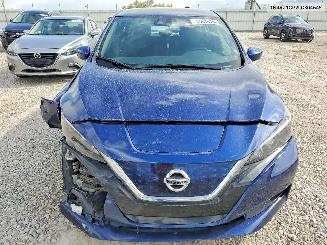2020 Nissan Leaf Sv VIN: 1N4AZ1CP2LC304545 Lot: 55016756