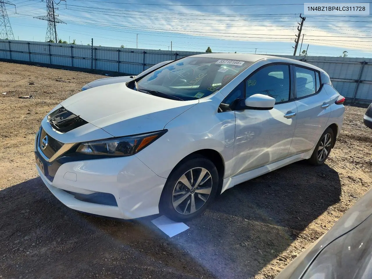 2020 Nissan Leaf S Plus VIN: 1N4BZ1BP4LC311728 Lot: 55710166