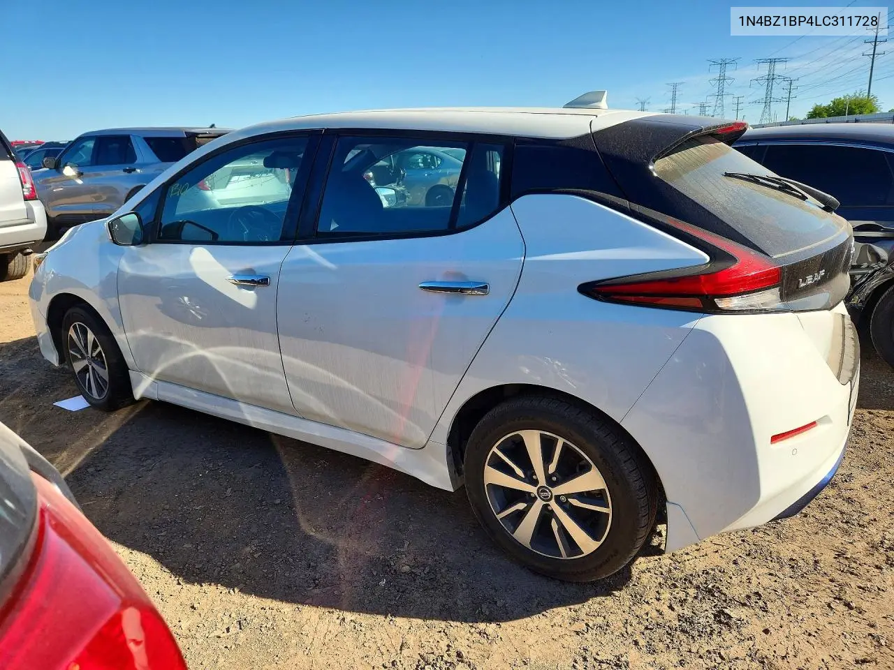2020 Nissan Leaf S Plus VIN: 1N4BZ1BP4LC311728 Lot: 55710166