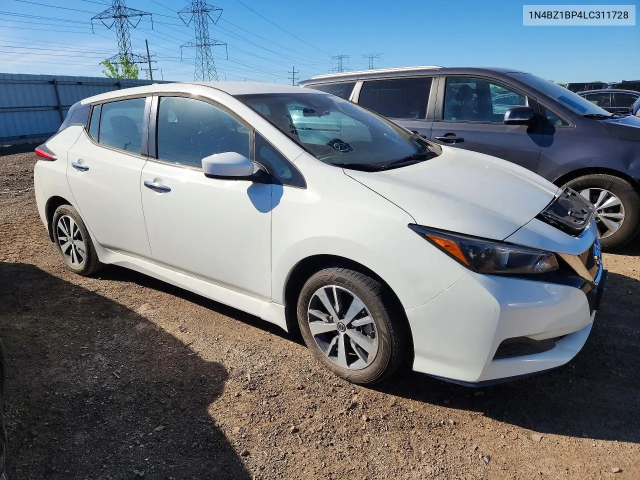 2020 Nissan Leaf S Plus VIN: 1N4BZ1BP4LC311728 Lot: 55710166