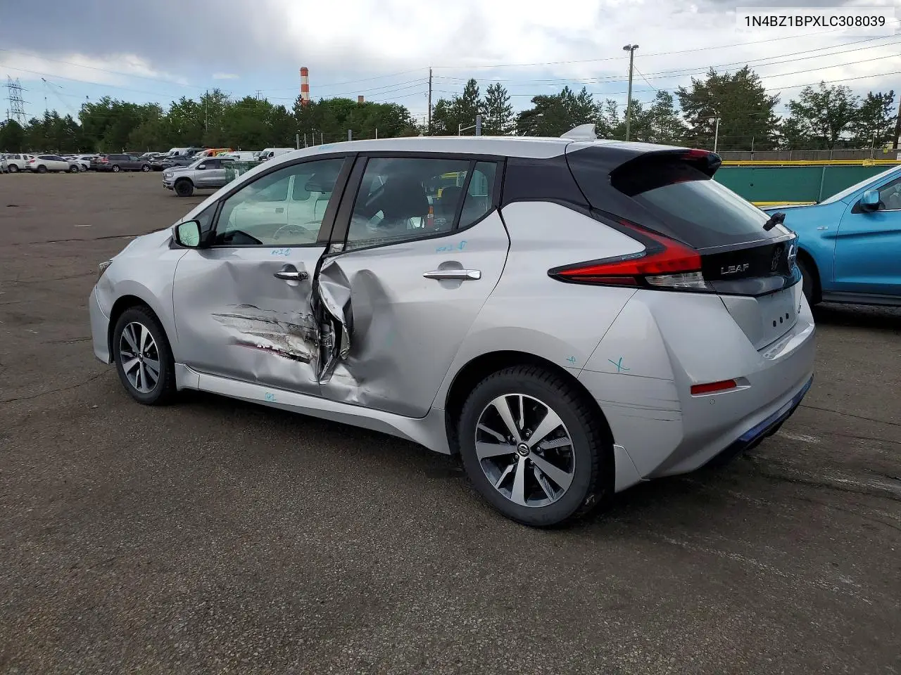 2020 Nissan Leaf S Plus VIN: 1N4BZ1BPXLC308039 Lot: 55824026