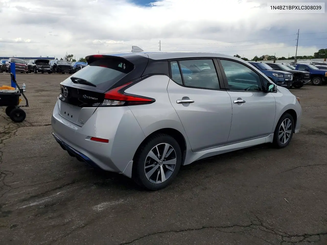 2020 Nissan Leaf S Plus VIN: 1N4BZ1BPXLC308039 Lot: 55824026