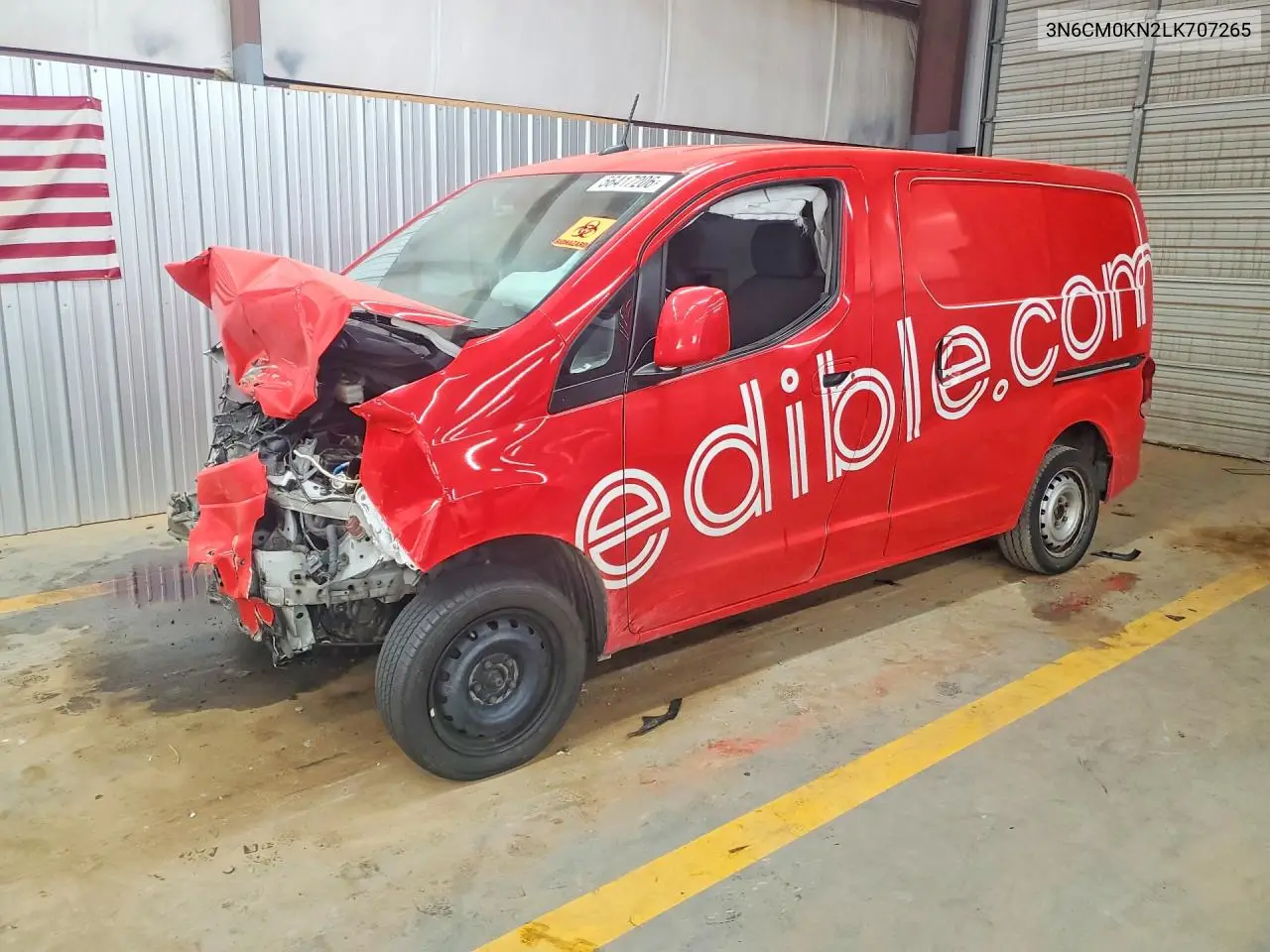 2020 Nissan Nv200 Sv VIN: 3N6CM0KN2LK707265 Lot: 56417206